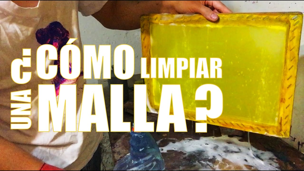 COMO LAVAR UNA MALLA DE SERIGRAFIA? COMO QUITAR EMULSION PASO A PASO? RECUPERAR MARCO SERIGRAFICO