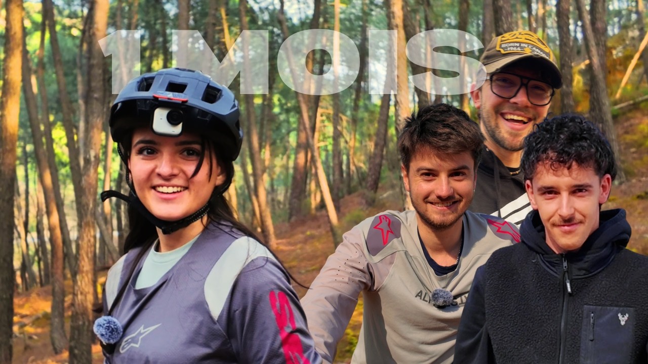 1 MOIS pour devenir une machine en VTT ENDURO (feat Kylian, Robin & Enzo) | Tess