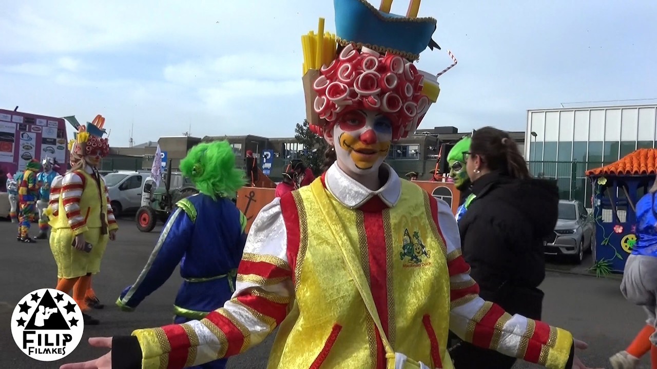 de volledige carnavalstoet van Zeebrugge 21 feb 2026 ( west vl