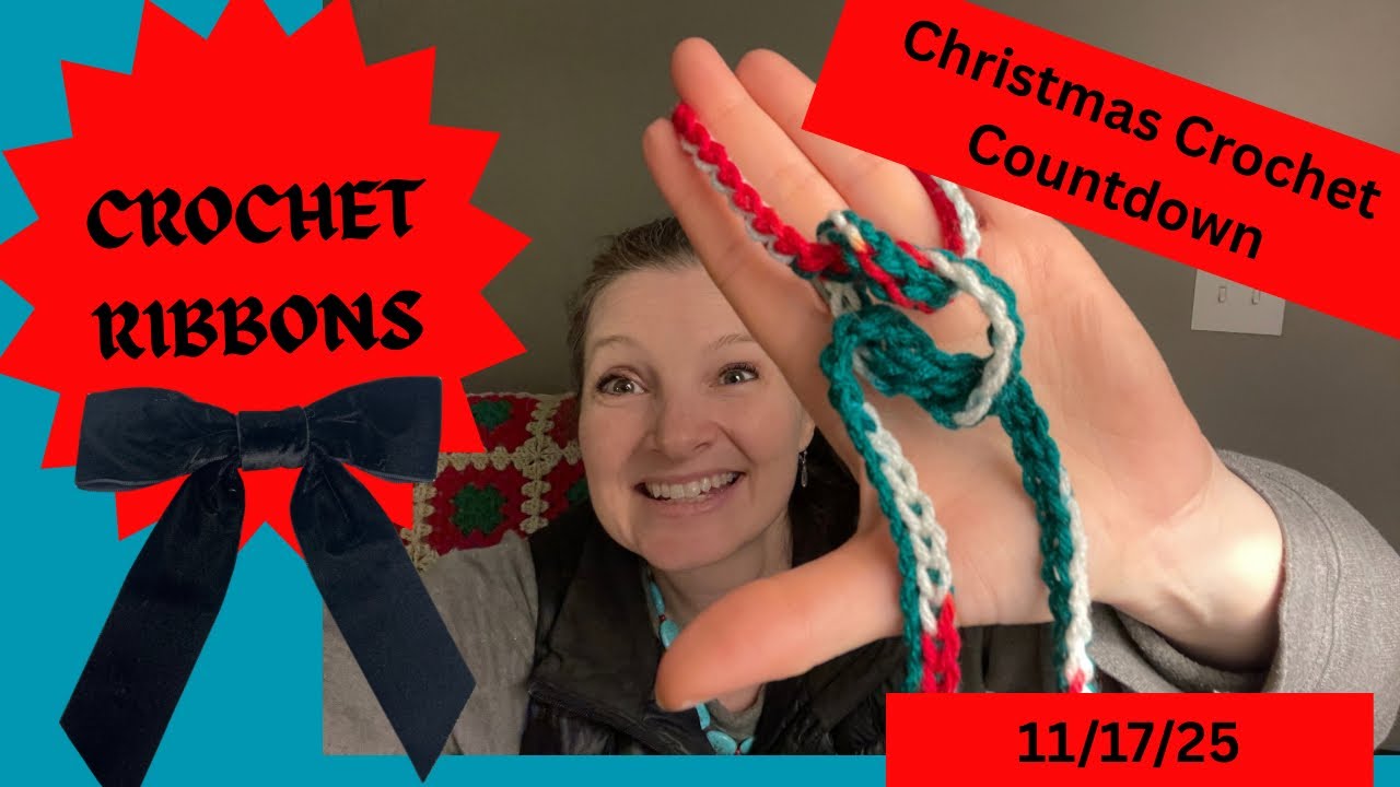 Crochet Christmas Ribbons - the quickest way to add a beautiful homemade touch to everything!