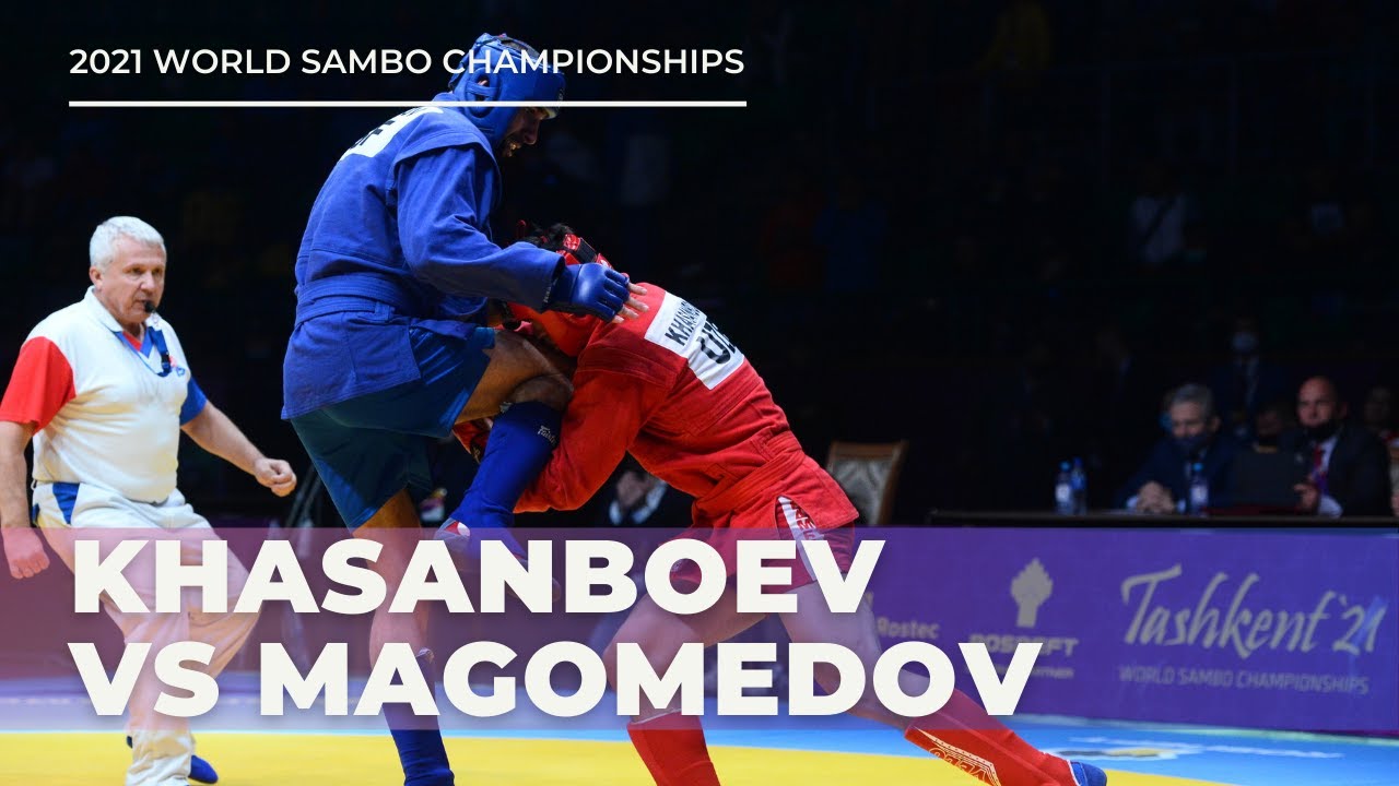 KHASANBOEV (UZB) vs MAGOMEDOV (RSF). Combat SAMBO 88 kg. World Sambo Championships 2021