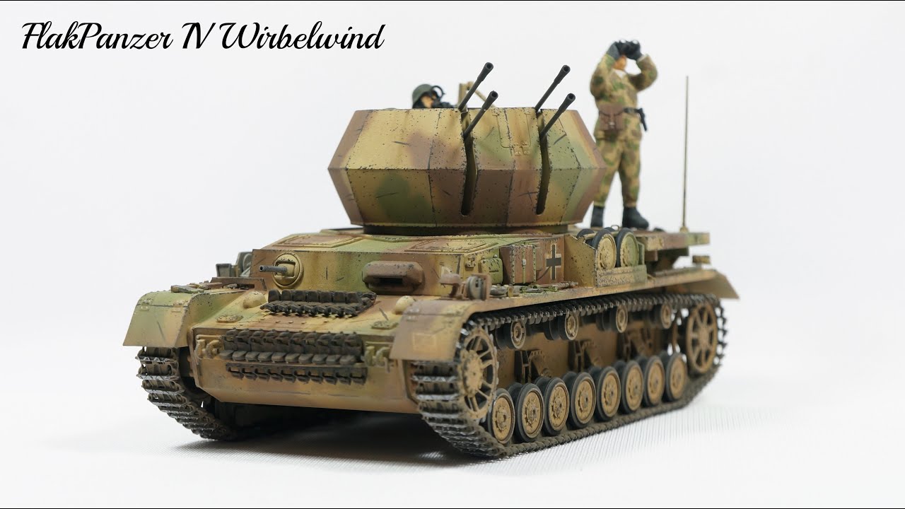 대공전차 프라모델 FlakPanzer IV Wirbelwind 1/35  - Academy 제작