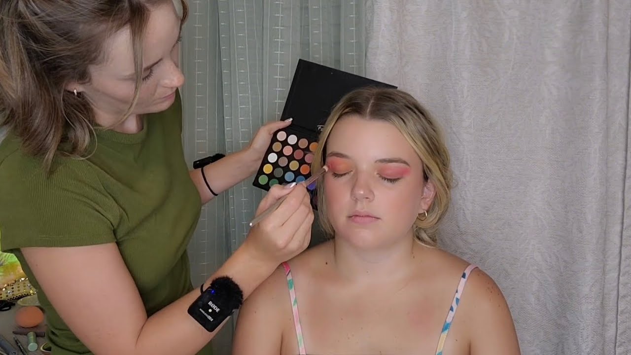 ASMR Perfectionist 1920's Carnival Hairstyle & Make Up Application | Hair Curling, Adjusting, Fixing