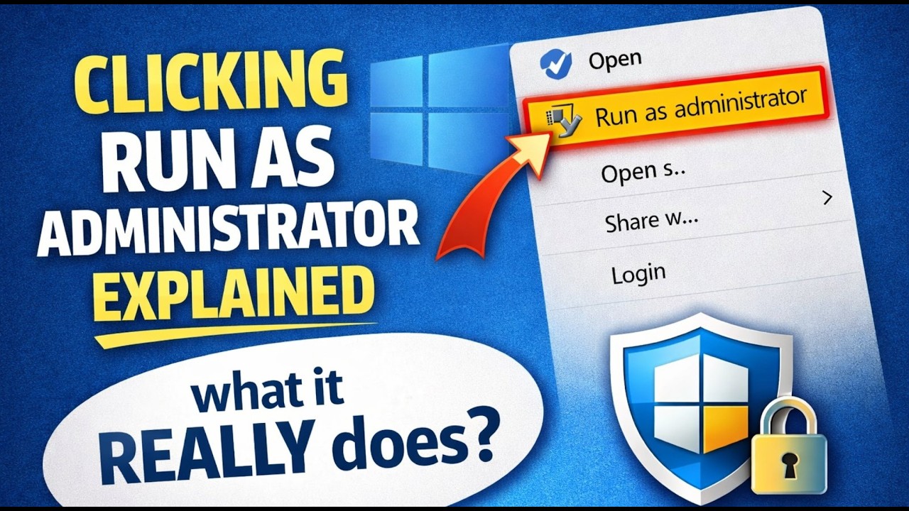 What Happens When You Click “Run as Administrator”? (Explained Clearly)