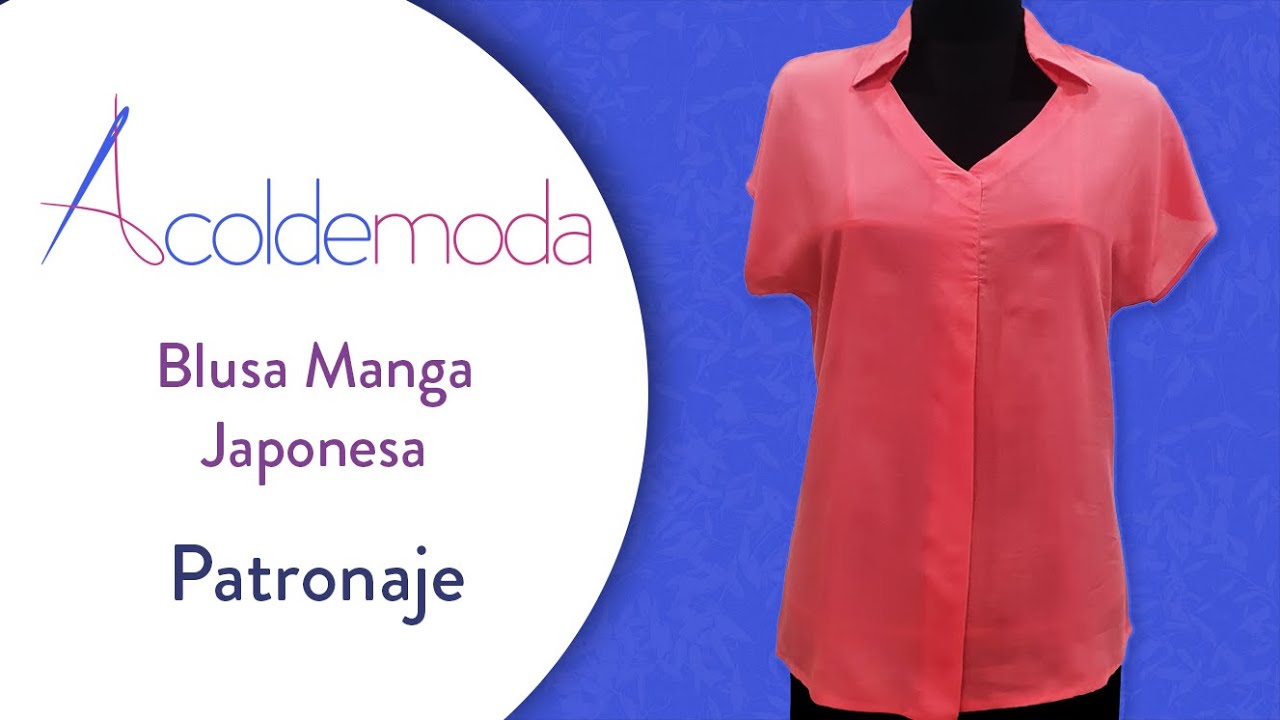 BLUSA MANGA JAPONESA - PATRONAJE - DIY - Paso a Paso