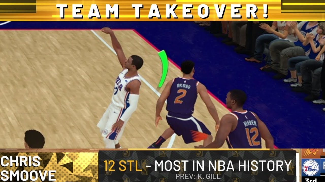 NBA 2K19 My Career EP 24 - Set Steals Record 14!