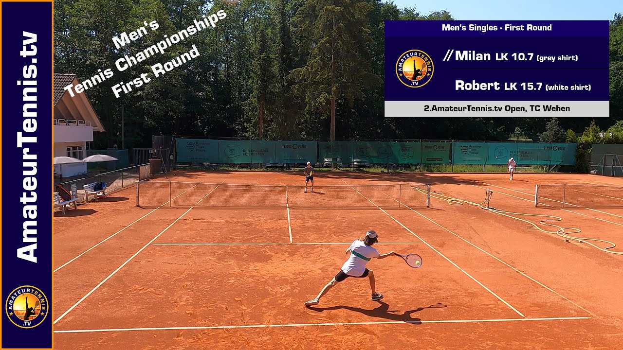 Amateur Tennis LK Tournament | Milan vs. Robert | First Round | LK 10.7 vs LK 15.7 (NTRP 4.0)