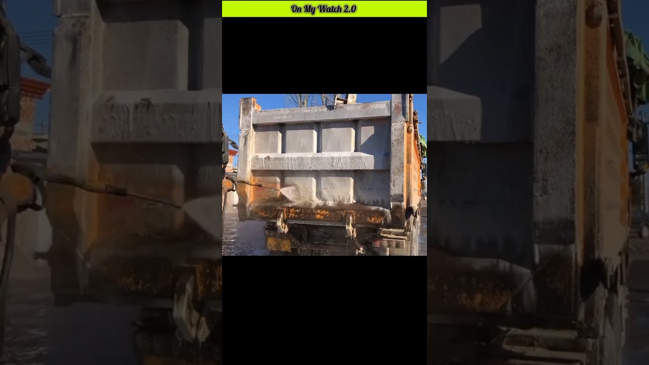 Epic Mud Removal From A Dump Truck! ASMR Deep Cleaning #asmrcleaning #satisfying #satisfyingvideos