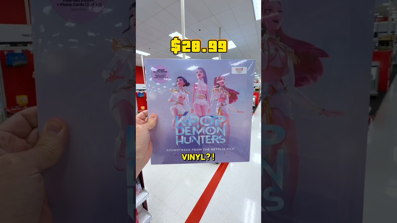 Target Exclusive KPOP DEMON HUNTERS Vinyl Unboxing (There&rsquo;s Trading Cards??) 😯🔥