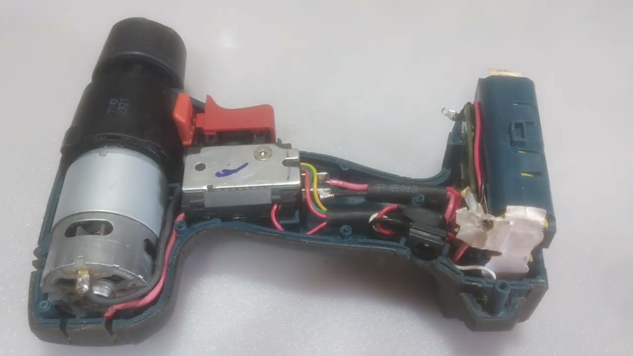 Parafusadeira Bosh GSR 1000 SMART Defeito no gatilho, solução alternativa
