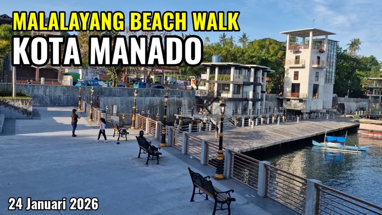 Malalayang Beach Walk, Kota Manado 24 Januari 2026
