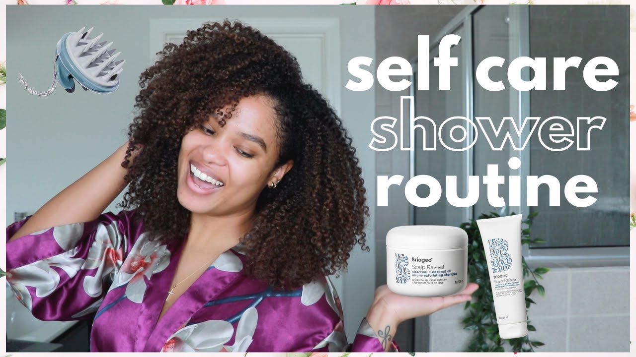 self care with me! scalp care + skin care