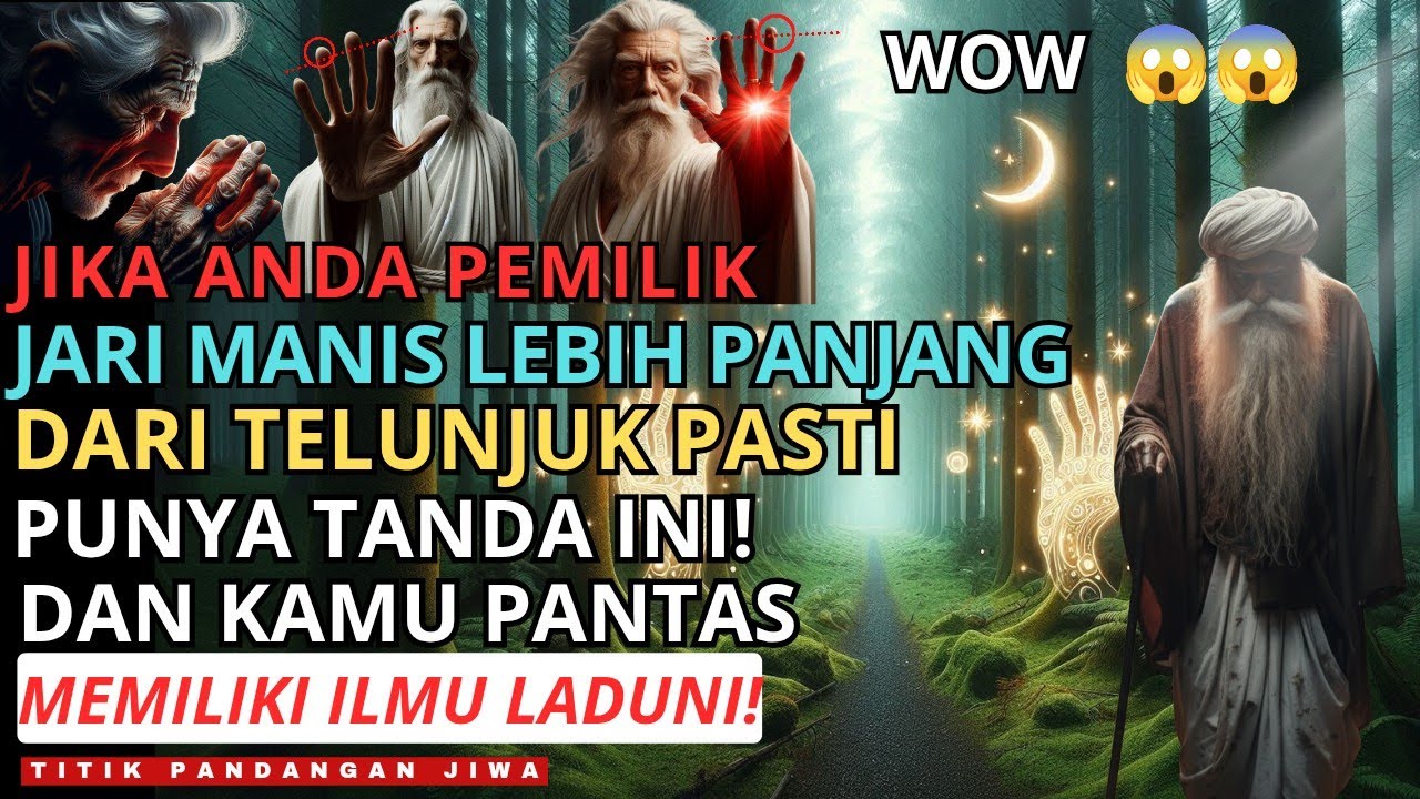 JIWA TERPILIH💫Tanda Jari Manis Lebih Panjang dari Telunjuk Adalah Rahasia Ilmu Laduni dari Langit!😱🚀