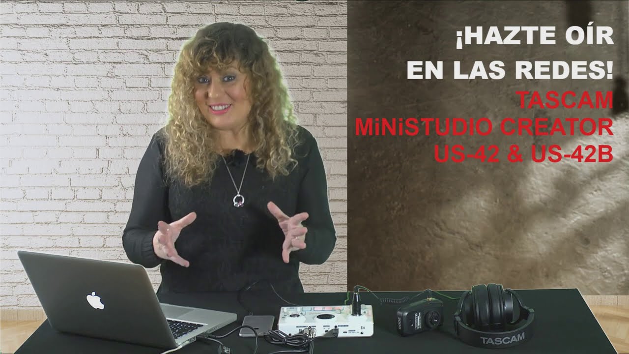 ¡Hazte oír en las redes!! #MinistudioCreator #TASCAM #US42 & #US42B