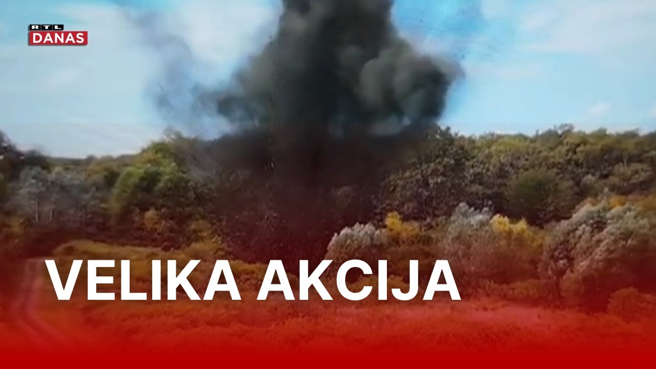 Nevjerojatna snimka eksplozije bombe kod Nove Gradiške | RTL Danas