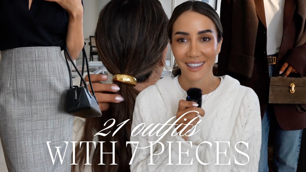 How I Styled 21 Outfits Using 7 Staple Pieces