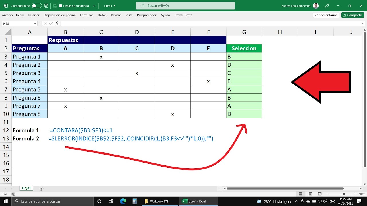 Cómo Crear un Formato de Encuesta con Validación de Respuesta Única en Excel ¡Intenta esto!