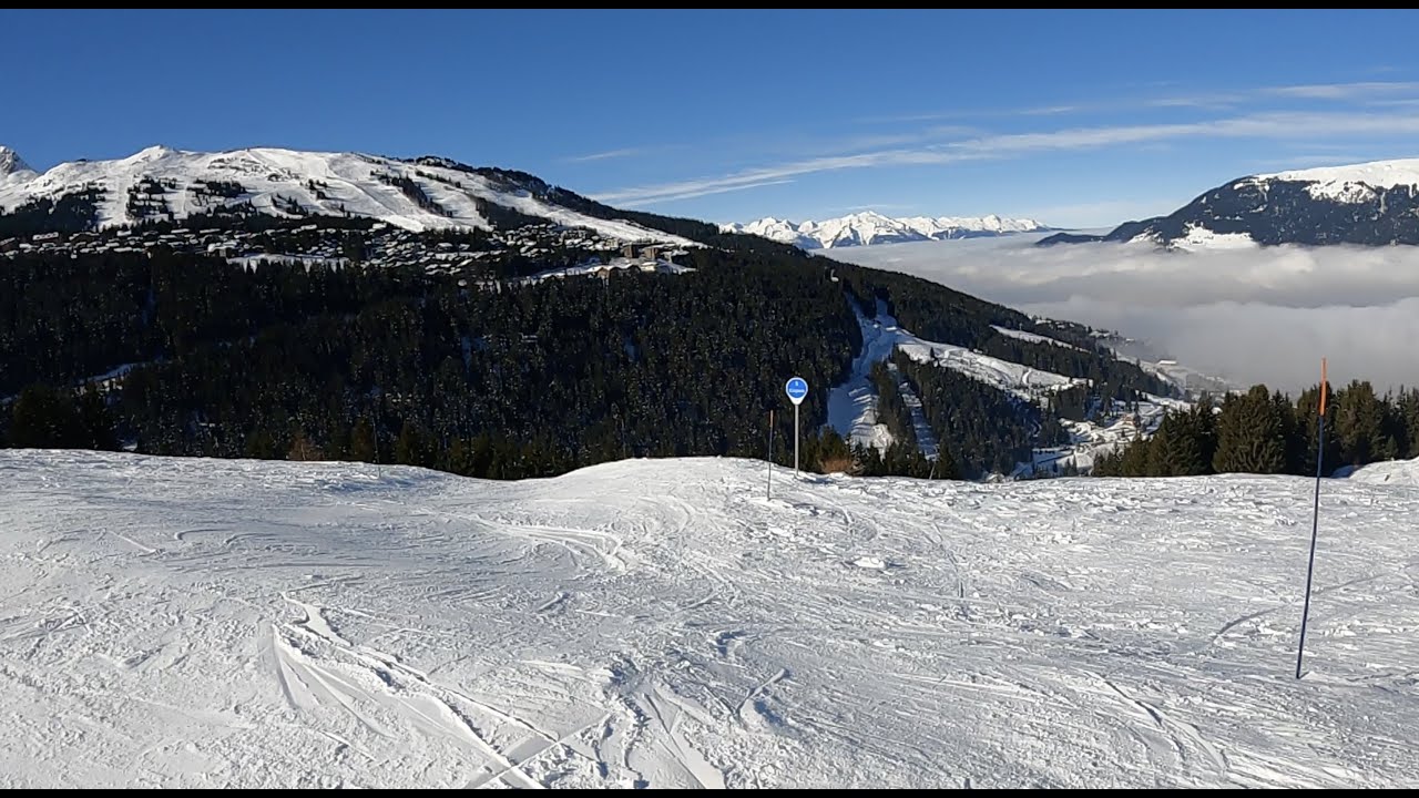 Courchevel - Les Indiens ski run.
