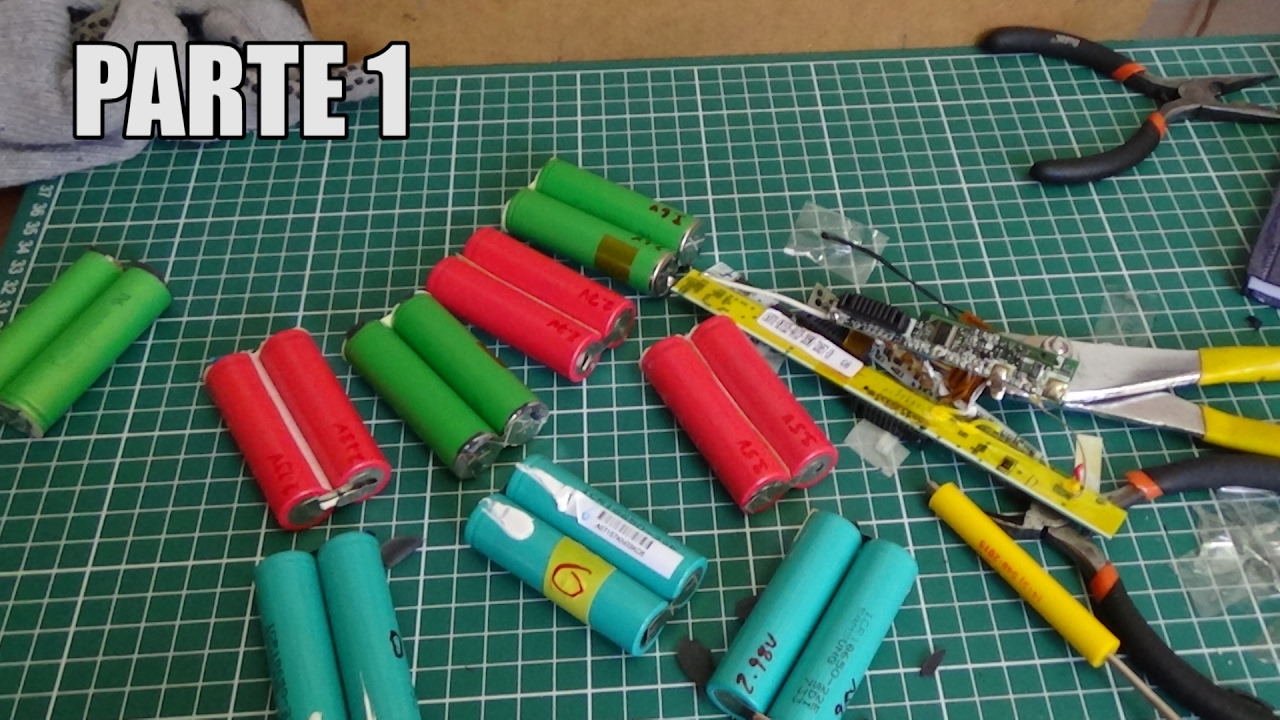 DIY | Batería: Extracción de celdas de litio 18650