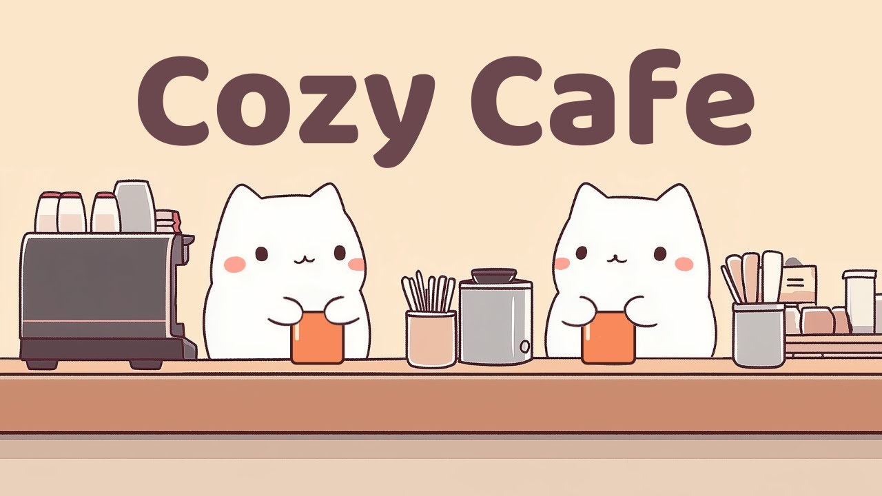 Coffee Shop Lofi 4K ☕ 3 Hours Relaxing Music 🎵 Cute & Relaxing Vibes 🍰 Unwind & Enjoy