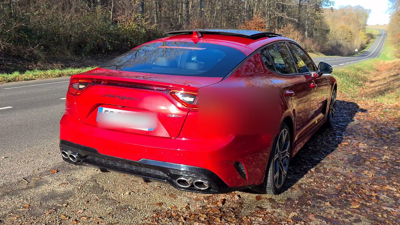KIA Stinger GT 📢💥 Custom Exhaust full INOX sound 🔥😱 par TECH-ART CAR