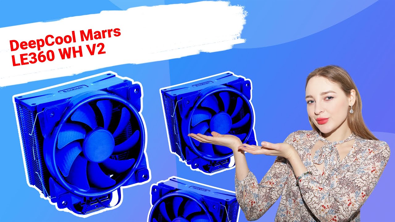 НИКС Компьютерный Супермаркет: видео про Система водяного охлаждения DeepCool Marrs LE360 WH V2 R-LE