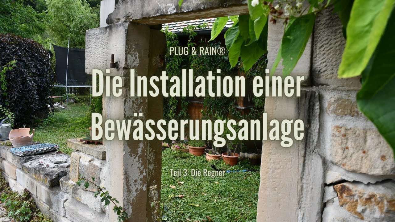 DVS Beregnung: Installation einer Bewässerungsanlage Teil 3 - Montage der Hunter MP Rotatoren