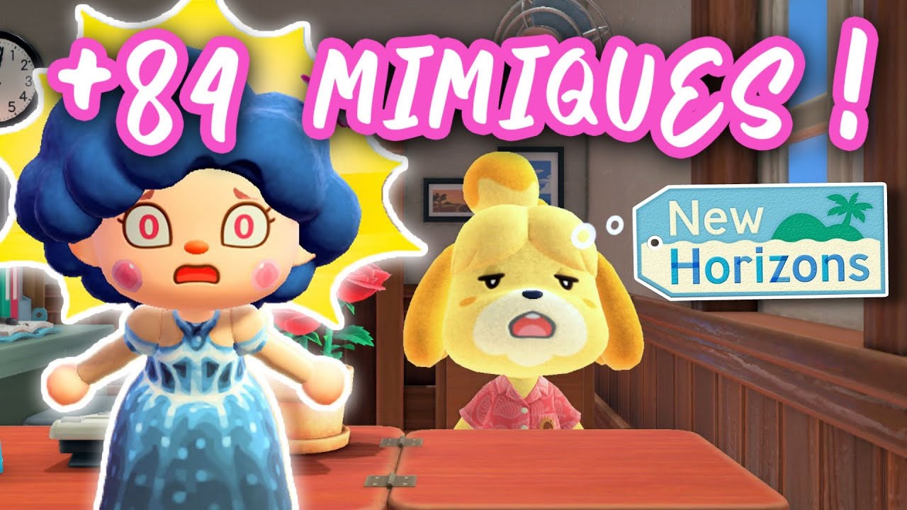 COMMENT AVOIR TOUTES les MIMIQUES 🧐 ANIMAL CROSSING NEW HORIZONS #acnh