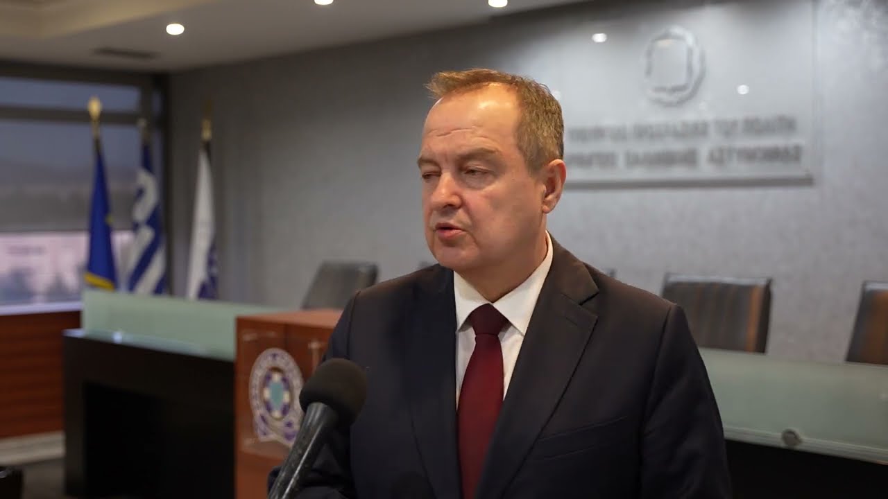 Ministar Dačić izjavio je u Atini da je saradnja dve zemlјe na visokom nivou