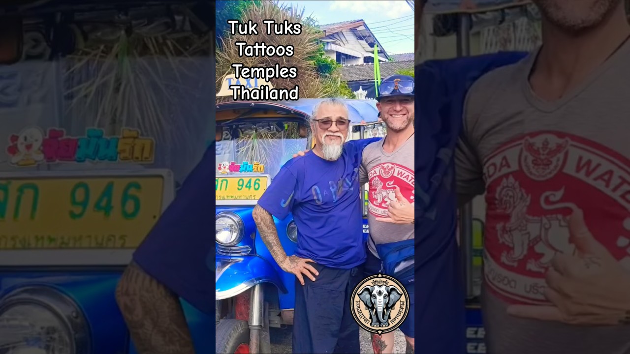 🚕✨ Tuk Tuk Adventures — Sacred Scrolls & the Tattoo Temple in Bangkok 🇹🇭🌀