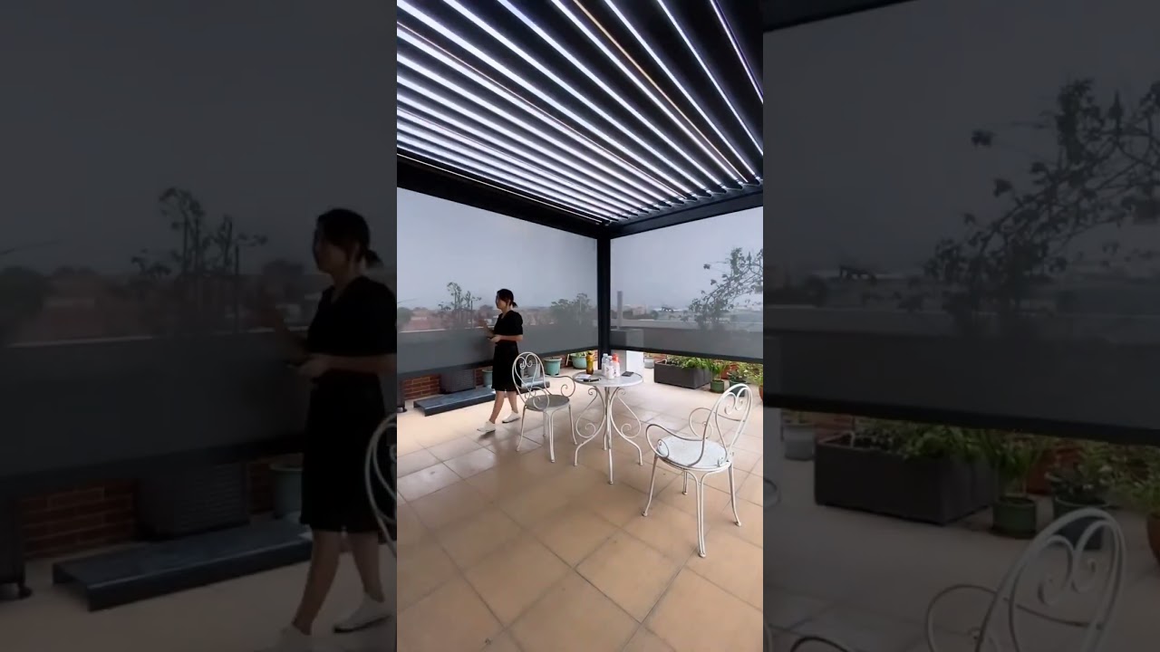 Pergola and Zip Screen 👌🔥😲 #viral #short #shorts