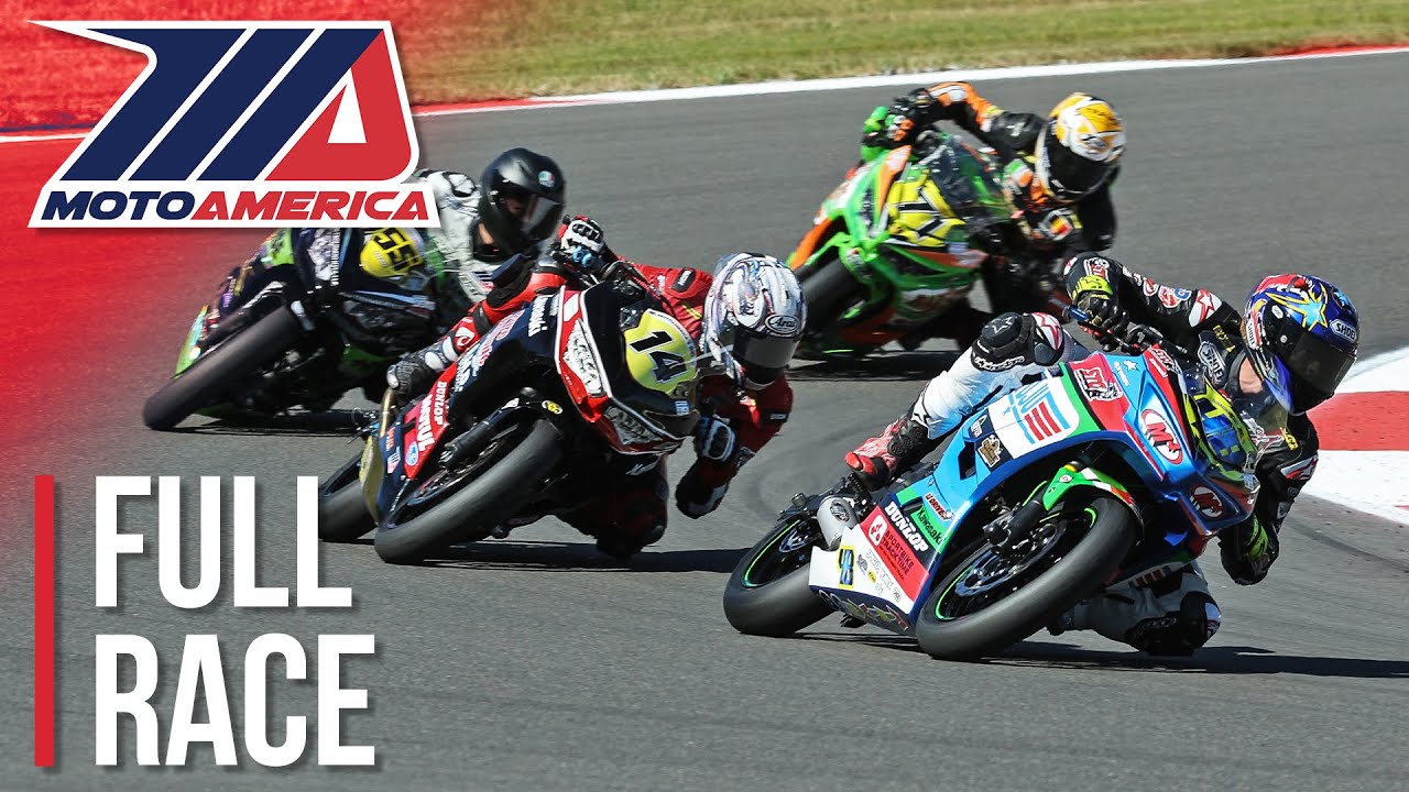 MotoAmerica SportbikeTrackGear Junior Cup Race 1 at Ridge 2022