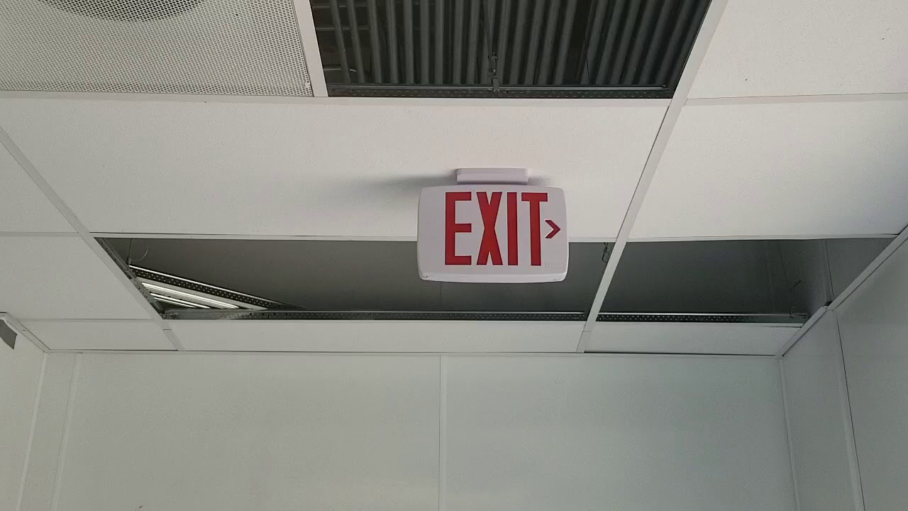 Installing exit signs part 1