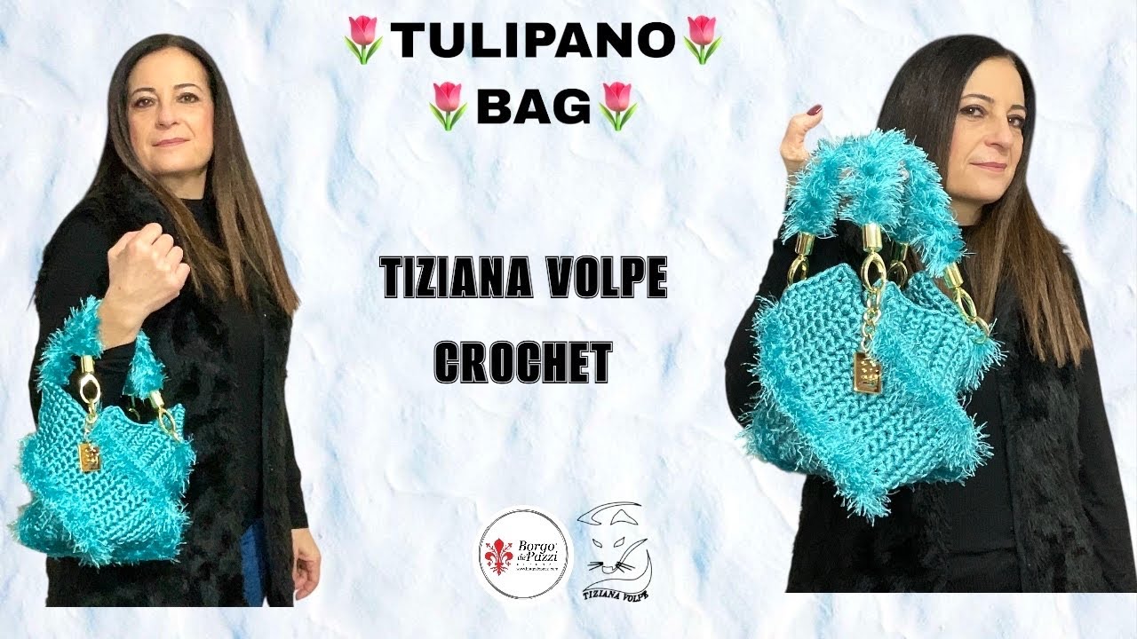 🌷TULIPANO BAG🌷FACILE E VELOCE🌷PUNTO BASSO🌷PUNTO BASSO IN COSTA🌷TIZIANA VOLPE CROCHET🌷