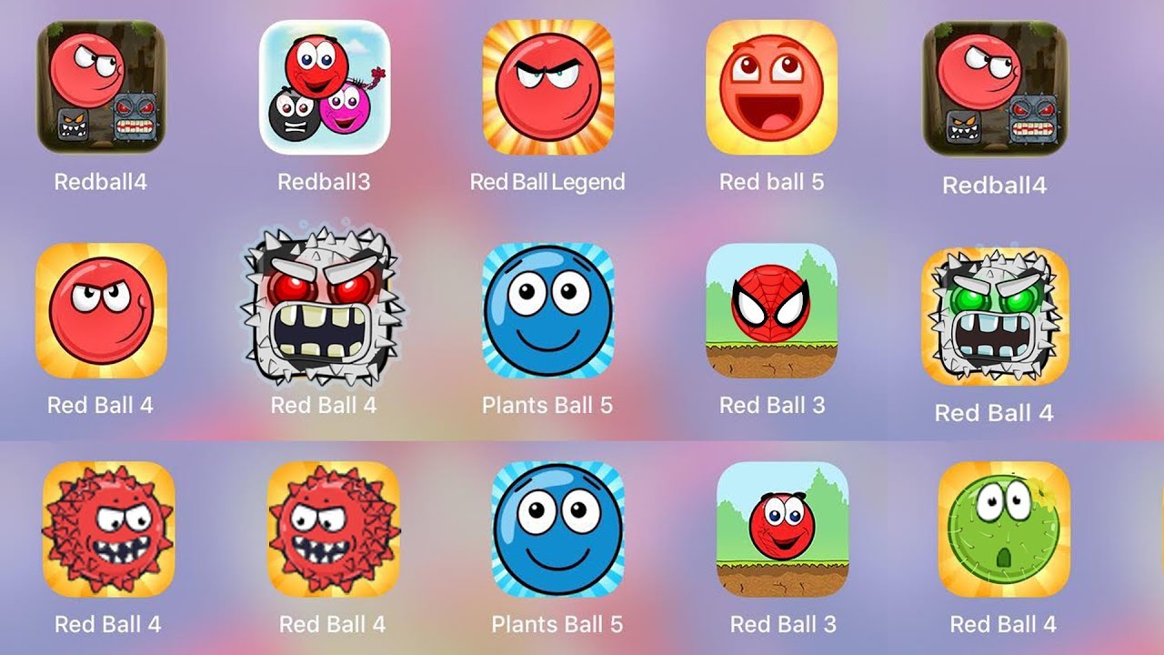 Soccer Boss,Evil Ball,Cactus Ball,Spider Ball,Red Ball 4,Plants Ball 5,Red Ball 5,Red Ball 3,Legend