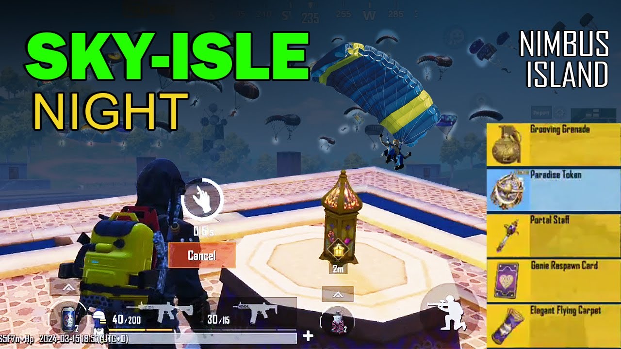 Black Sky PUBG 3.1 | Sky Isle Night, Nimbus Island | Sky-high Spectacle | #pubgmobile