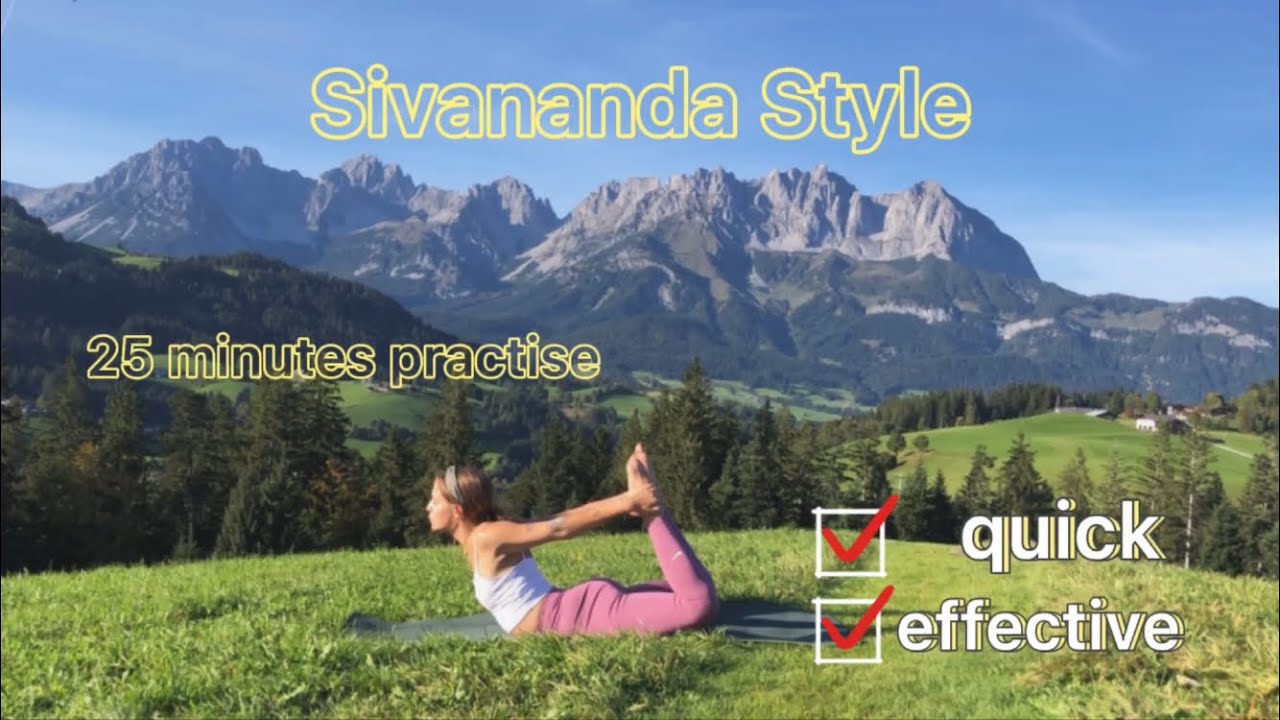 Sivananda Style Yoga💛                         to correct you posture