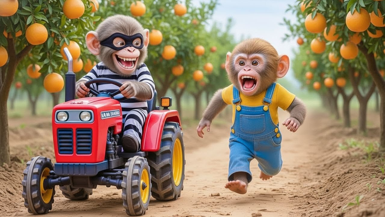 Monkey Dodo Orange Harvest EXPLODES Into Chaos — A Farm Thief Triggers a Wild Chase.