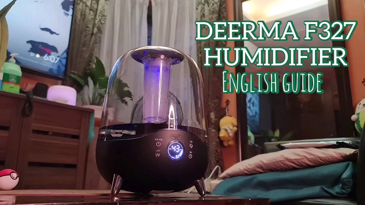Coolest Looking Humidifier! | English How To Use Guide of Deerma F327