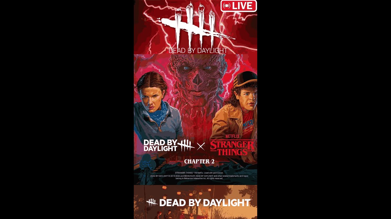 🔴New Year Dead By Daylight x Stranger Things Live #deadbydaylight #dbd #deadbydaylightsurvivor