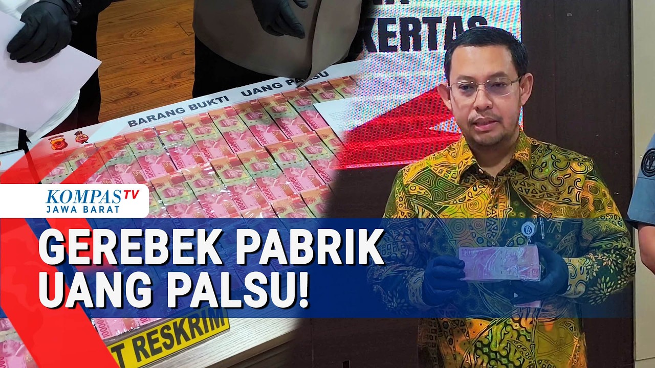 Penampakan Tumpukan Uang Palsu Rp12 Miliar di Cirebon