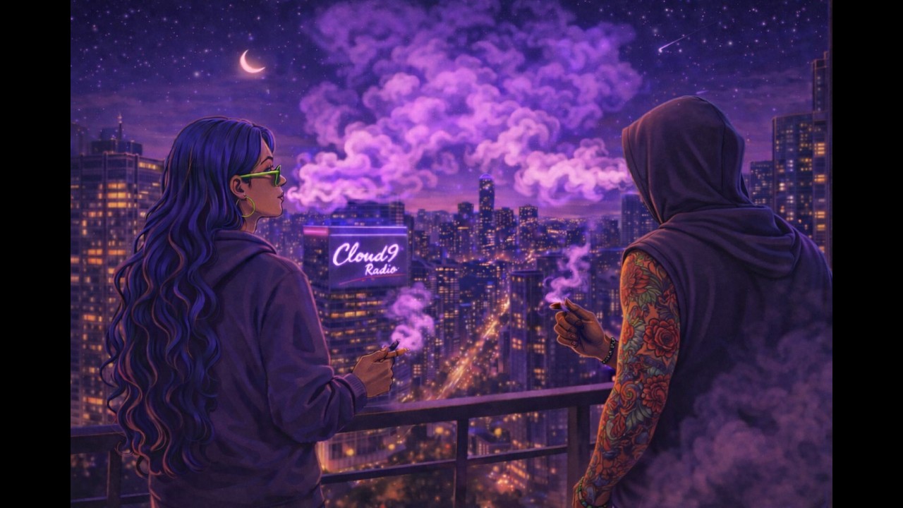 “Cloud9 After Dark 🌙 | Chill Lo-Fi Rap for Late Nights & Rooftop Vibes”