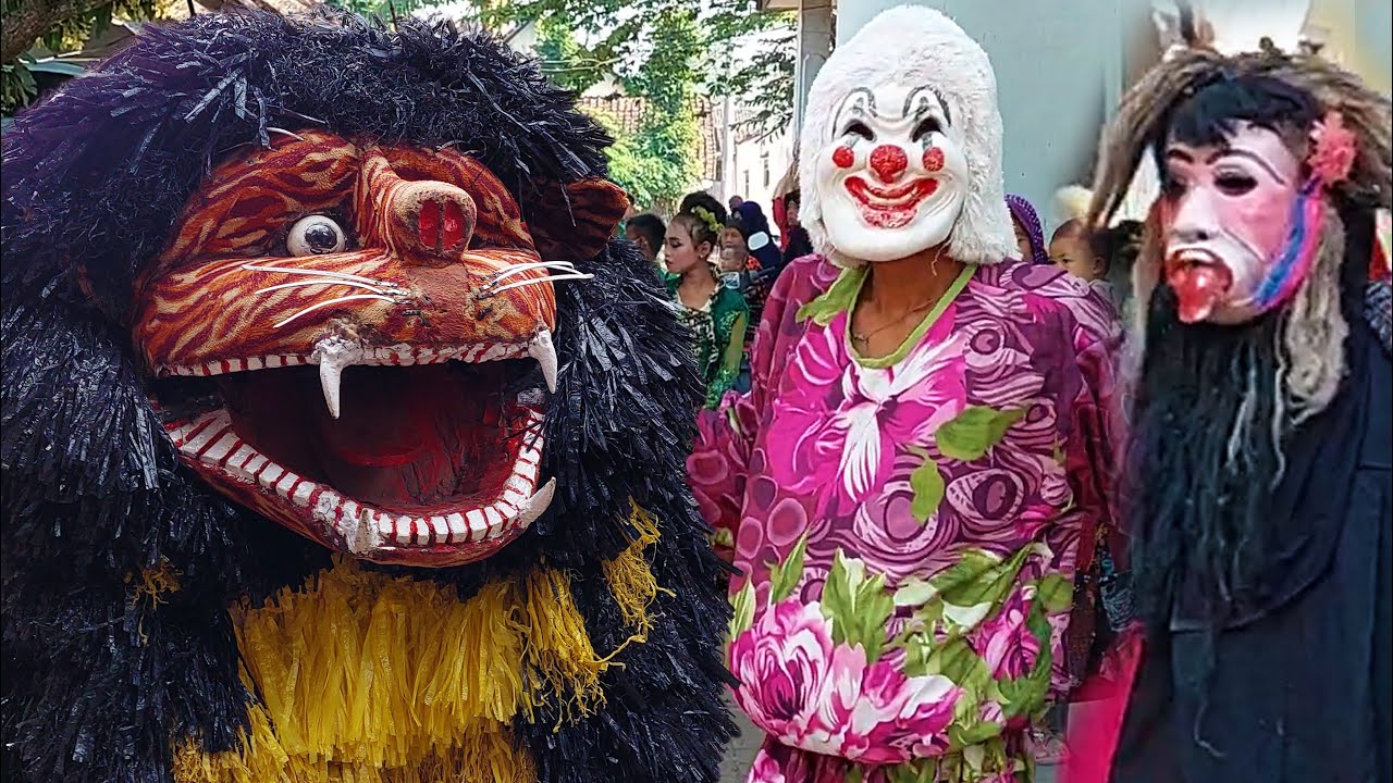 Can Macanan Hantu Gembel Dan Badut Drumband Andang Jaya Atraksi Di grujugan kidul | MC HD