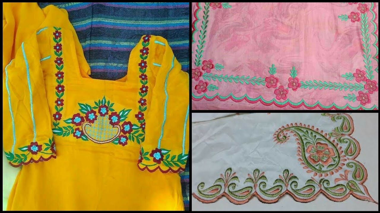 cutwork embroidery designs, cut work embroidery design ideas, suit embroidery work machine