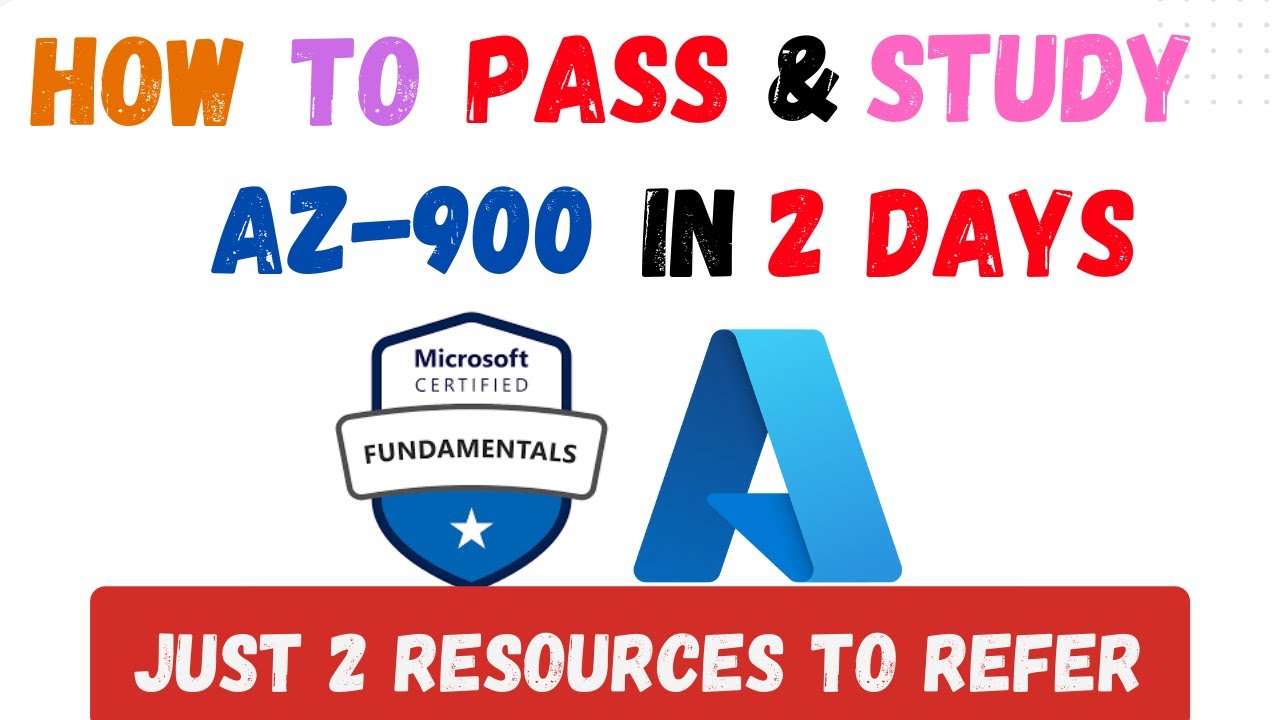 🔥How to Pass and Study - Microsoft Azure Fundamentals(AZ-900)🔥| Must Watch Before Exam|