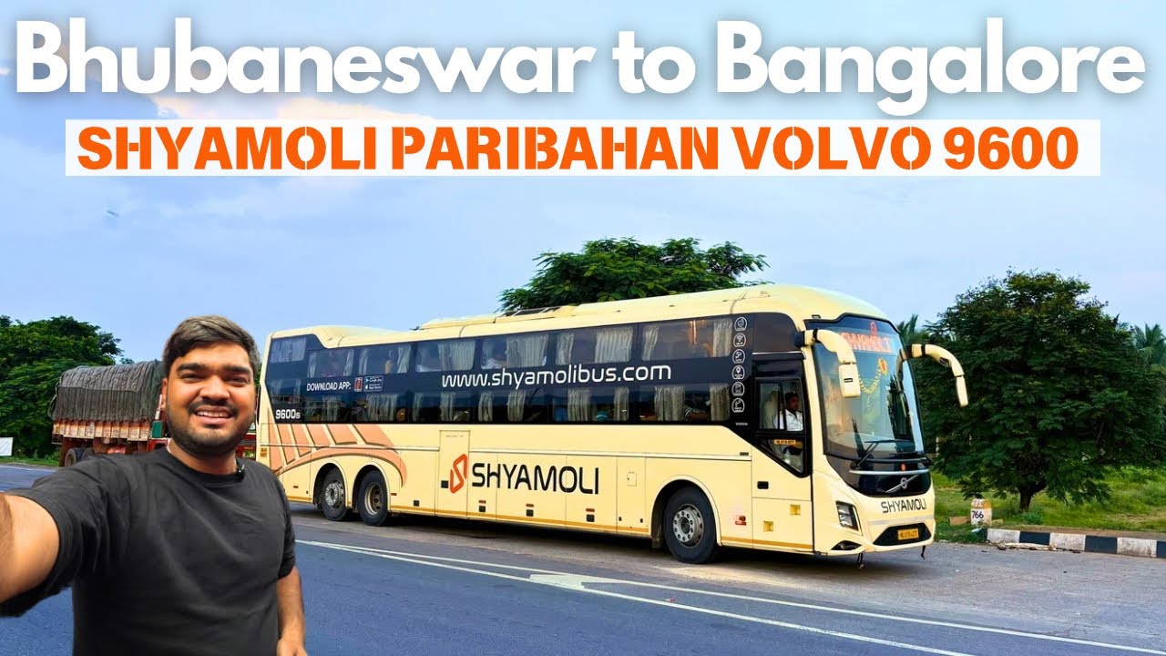 Bhubaneswar to Bangalore Bus Journey 🚌 | Shyamoli Paribahan Volvo 9600 | 1500 KM in Bus