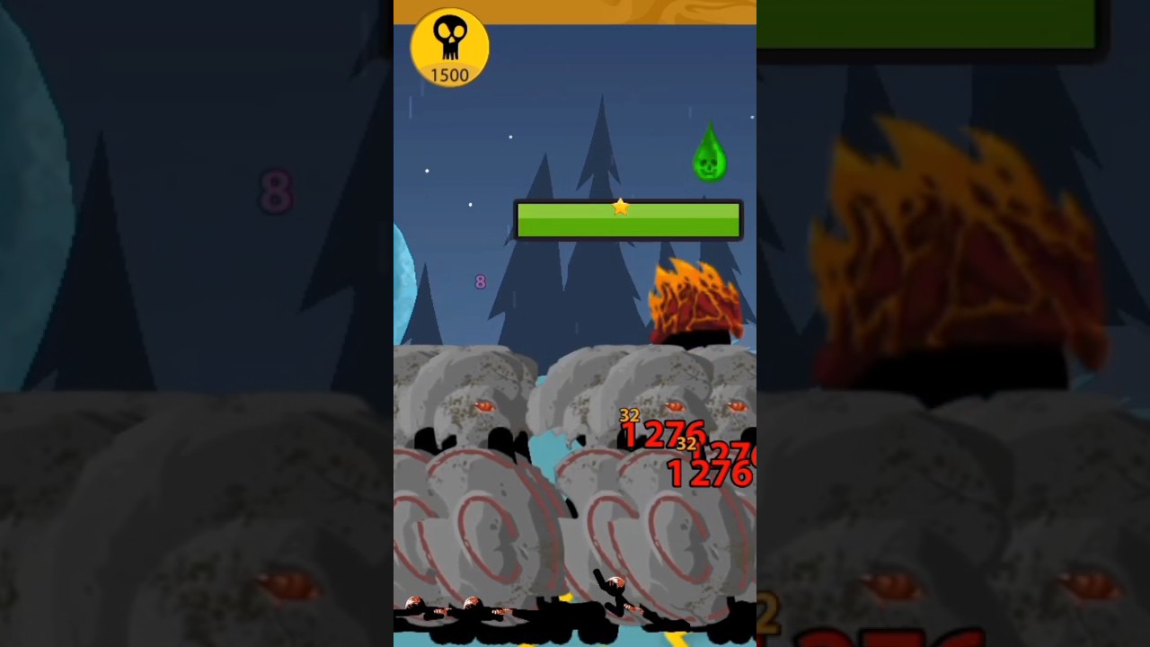 stick war legasy strong 9999 health and strong lava swordwarth vs stone giants #shorts