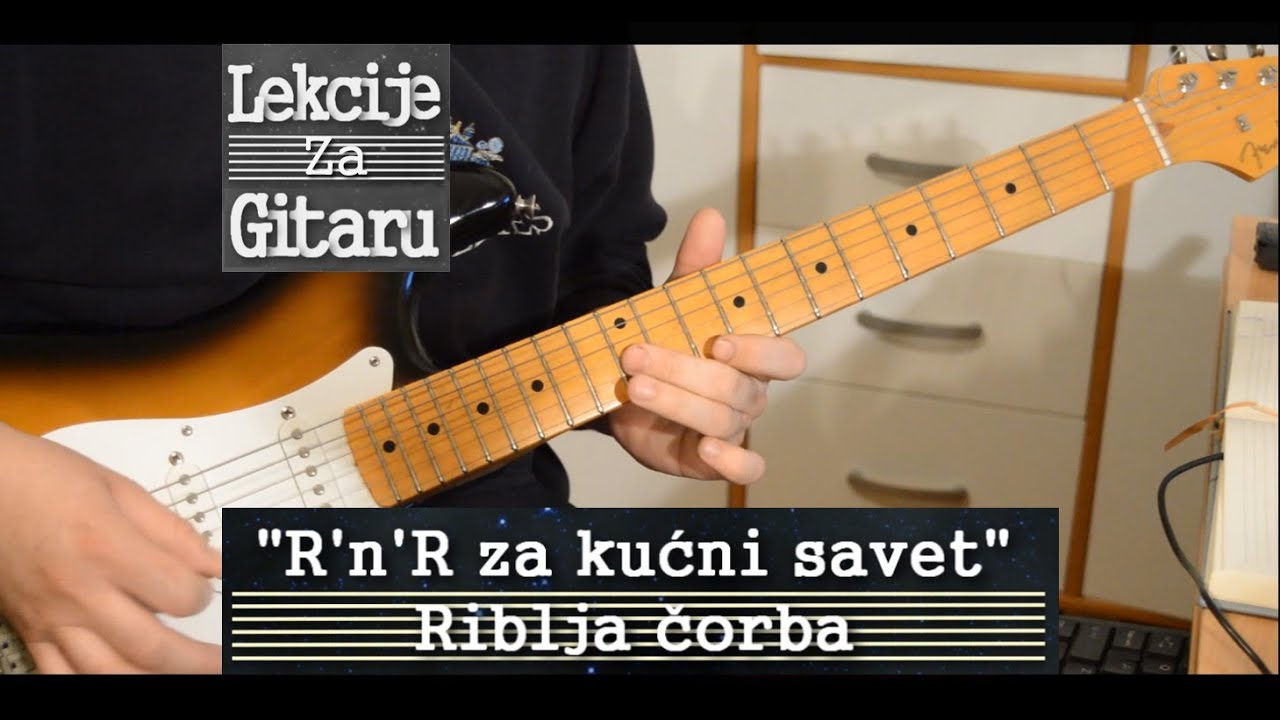 Riblja Čorba - Rokenrol za kućni savet -   solo lesson TAB u opisu