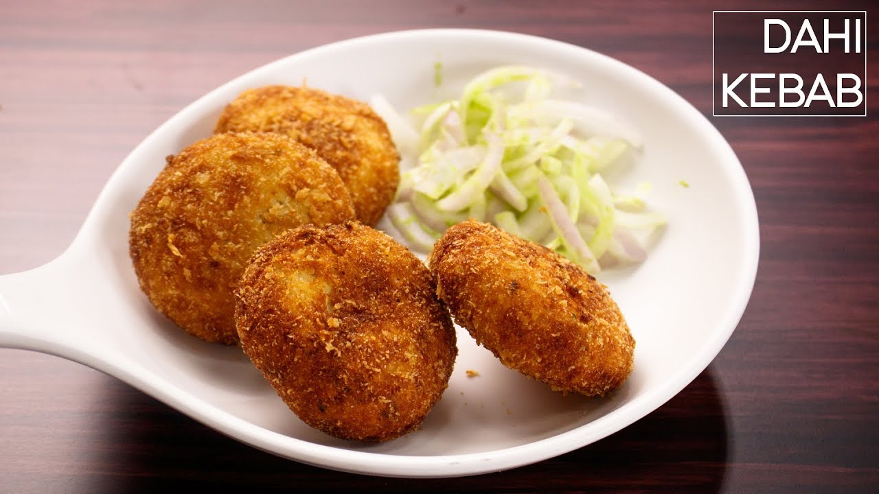 Dahi Kebab Recipe - Super Soft and Creamy Veg Kabab - CookingShooking