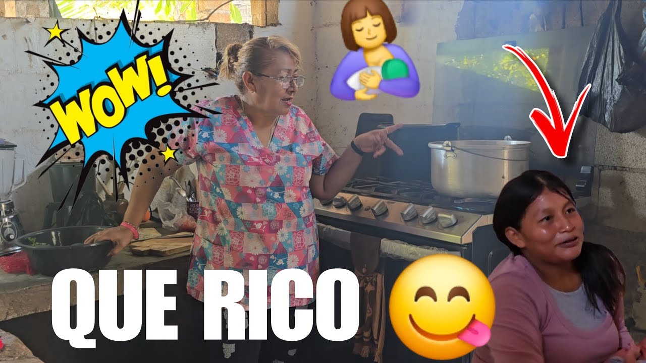 La Comadrona Urg3nte hace una sopa de Gallina😋 criolla para ODILIA 🤱
